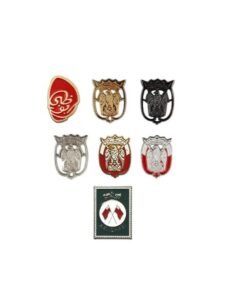 RYN Abu Dhabi 2D Sticker Badge UAE Abu Dhabi 7 Pcs Mix Logo Design Sticker Badge Metal 3cm