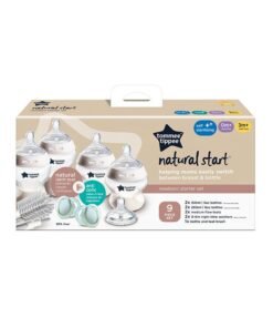 tommee tippee Closer To Nature Newborn Baby Bottle Starter Kit With Anti Colic Valve - Assorted