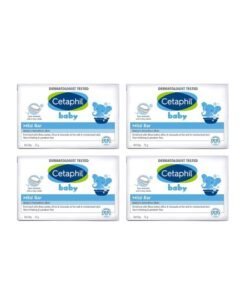 Cetaphil Baby Mild Bar for Face and Body-Pack of 4, 75g*4