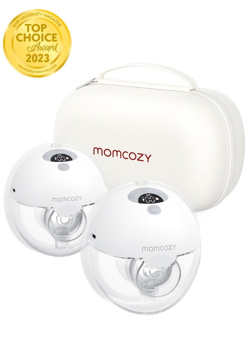 Momcozy Electric, Hands Free, Portable M5 Double Breast Pump With 3 Modes And 9 Levels