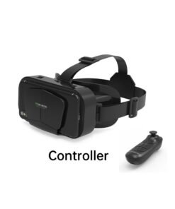 VR SHINECON VR 3D Virtual Reality Headset(Support 3.5-7.2 inch mobile phones) with Controller for Movies and Games