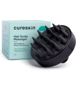 Cureskin Head Massager | Hair Massager for Hair Growth | Scalp Massager Shampoo Hair Brush, Super Soft Bristles, Exfoliating, Anti-Dandruff