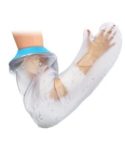 Arabest Waterproof Arm Cast Cover for Shower Adult Long Full Protector Cover Soft Comfortable Watertight Seal to Keep Wounds Dry Bath Bandage Broken Hand Wrist Finger Elbow No Mark on Skin Reusable