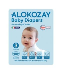 Alokozay Premium Baby Diapers - Size 3 5-10 Kg 88 Diapers