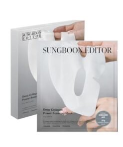 SUNGBOON EDITOR Deep Collagen Overnight Mask 37gx4ea | The real collagen 2,160,000ppb | Facial Hydrogel Masks with low molecular weight collagen for elasticity, firming, and moisturizing