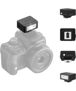 ULANZI SL01 Mini Camera Flash, GN8 6500K Mini Flash Speedlite, 4 Power Levels, Compatible with Sony ZV-1/ZV-E10/Canon/Nikon/Fuji/Panasonic/Leica/Olympus, 【Not Fits Sony ZV-1F】