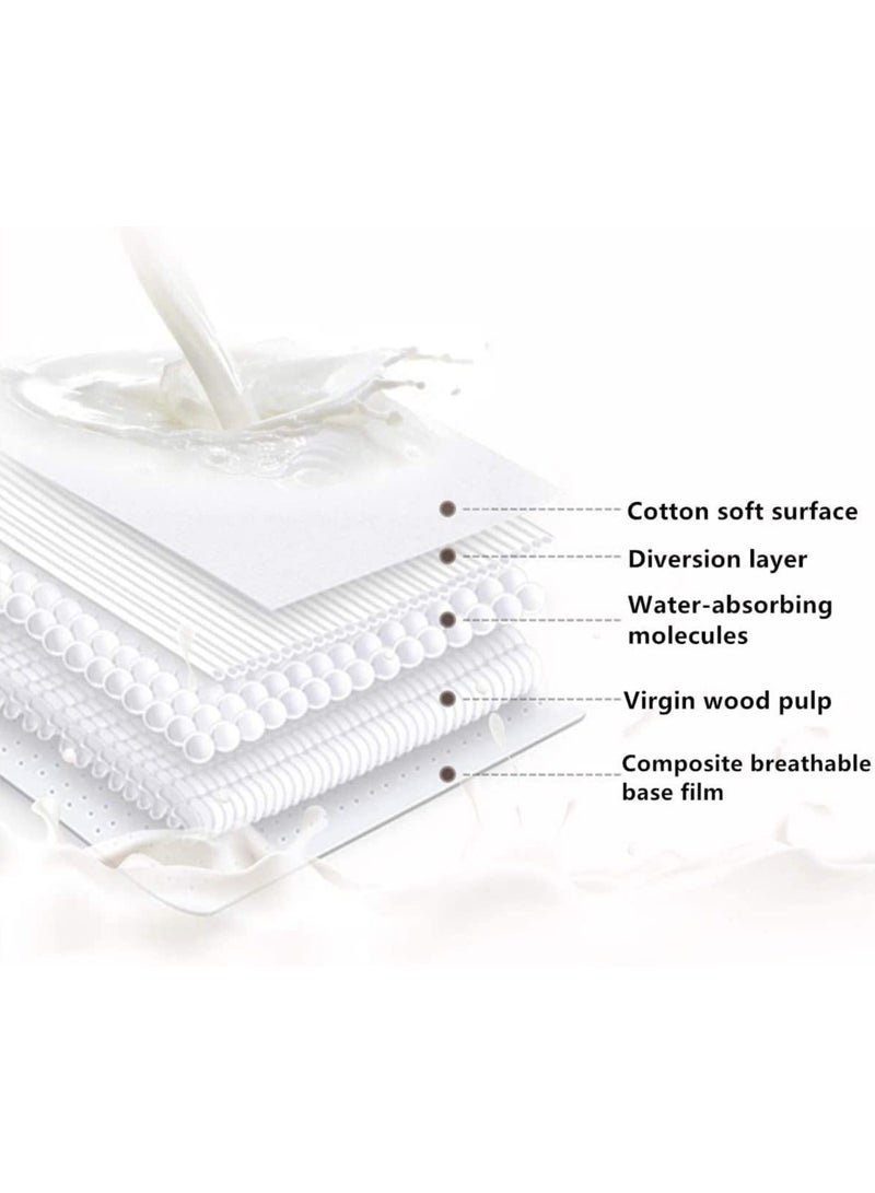 Eworld Disposable Nursing Breast Pads for Feeding Mothers Essential for Hospital Bag with Super Absorbent Layers
