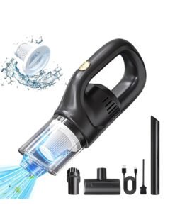 Handheld Cordless Car Vacuum Cleaner - 7500PA Powerful Suction, Lightweight Portable Design, Long-Lasting Battery & LED Light for Home, Office & Auto Cleaning