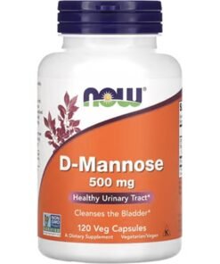 Now Foods D-Mannose - 120 Capsules 500 Mg