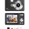 Super ZYouth Digital Camera for Kids, Anti Shake Video Camera with 16X Zoom & 1080P, Point and Shoot Camera 32GB TF Card, Compact Small Camera for Boys Girls, Black