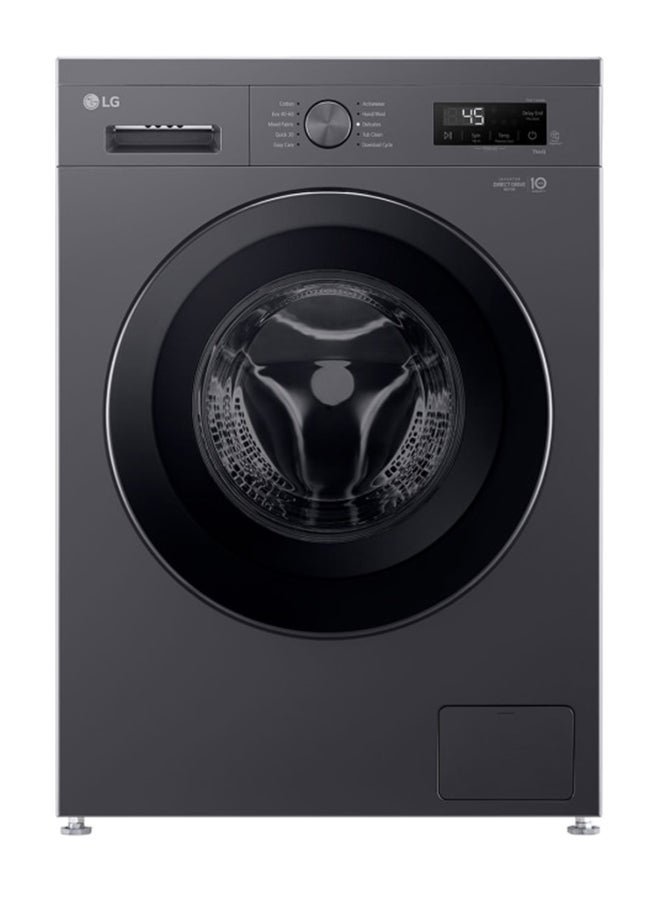 LG 9kg Front Load Washing Machine with Steam Technology & Smart Diagnosis ,6 Motion Inverter Direct Drive F2Y1VYP6J Black
