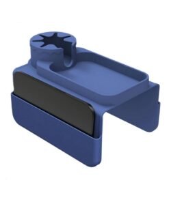Alternative view of Silicone Couch Armrest Tray with Side Pockets Anti Slip Sofa Coaster Arm Chair Cup Holder Waterproof Beverage Coffee Cup Coaster for Home Living Room Snacks Remote Organizer