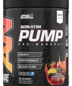 Applied Nutrition ABE Pump Pre Workout Stim Free-Red Hawaiian Flavor 40 Scoops, 500 gm