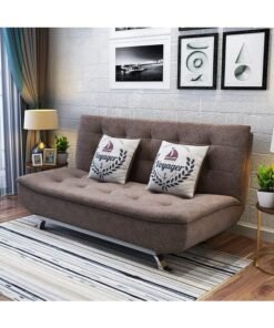 Fabric Multifunction Folding Foam Sofa Bed Set