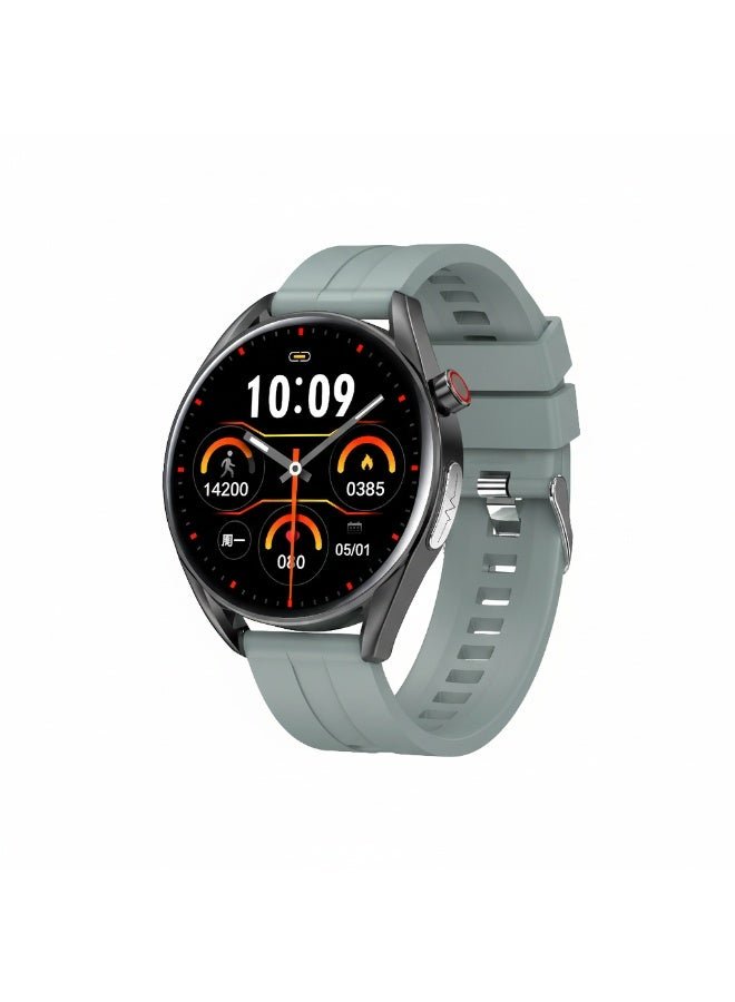 Halley Medical Supplies Ltd. Halley Medical Supplies Medical Grade ECG Smart Watch - 1.28" Round HD Touch Screen, IP68 Waterproof Fitness Tracker with Heart Rate, Blood Oxygen (SpO2) & HRV Monitor, Health Watch for Android iOS