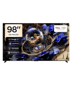 TCL Television 98 Inch Smart TV 4K QD-Mini LED Gaming Google TV, 144Hz Native Refresh Rate, Precise Dimming Series Up to 14112 Zones, AiPQ Pro Processor, HDR 6500 nits, Flat-Thin Design (2025 Model) 98X11K black