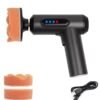 Portable Cordless Car Scratch Remover Polisher Kit, Mini Rechargeable Buffer for Paint Repair, Waxing & Buffing with 3 Buffing Pads, Effective Battery-Powered Solution for Car Care.