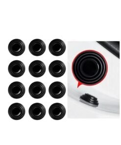 12PCS Car Door Shock Absorber Gasket,Car Door Protector Stickers,Buffer Bumper Cushion Car Door Shock Absorbing PVC Cushion Anti-Collision Gasket Car Accessories Decoration Sticke