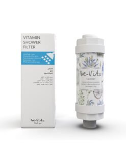 Be-Vita Korean Vitamin Shower Filter - Anti Hair Loss - Prevents Dry Skin - Chlorine Removal - Rust Removal - Relaxing Aromatherapy - Non-Toxic (Lavender)