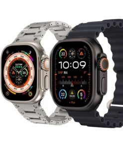 Smarties AE Smart Watch for Men Women Teens - Fitness Tracker with Blood Pressure, Heart Rate & Sleep Monitor, Call & Message Notifications for Android iOS Phones, IP67 Waterproof Activity Tracker with 2 Straps (Metal & Silicone)