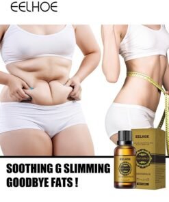 EELHOE Ginger Essential Oil ,Of Essential Oil For Abdominal Fat Removal ,Accelerate Metabolism Burn Calories Beautiful Curve 30ml
