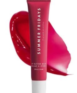 Summer Fridays Lip Butter Balm - Conditioning Lip Mask and Lip Balm for Instant Moisture, Shine and Hydration - Sheer-Tinted, Soothing Lip Care - Cherry (.5 Oz)