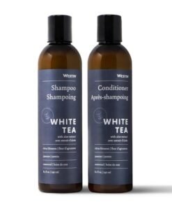 Westin Shampoo Conditioner Set with Signature White Tea Aloe Scent Hydrating Moisturizing Repairing Hair Care for Normal Hair 8ounce Bottles Hotel Amenity Set