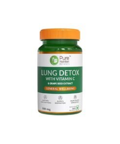 Pure Nutrition Lung Detox with vitamin C & grape seed extract 800mg -60 Veg Capsules