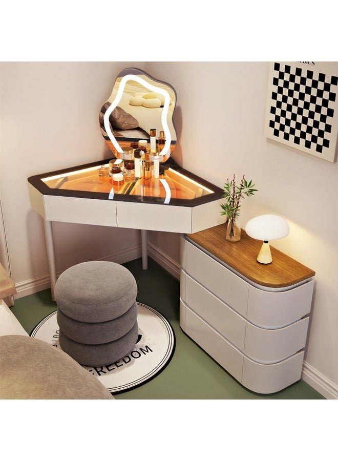 keke Elegant and Efficient Smart Dressing Table for Contemporary Living Spaces with LED Mirror