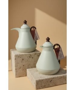 Raz Premium Vacuum Flask Set for Arabic Kahwa & Tea | Double Wall Thermal Insulated Serving Flask | Luxury 2-Piece Set