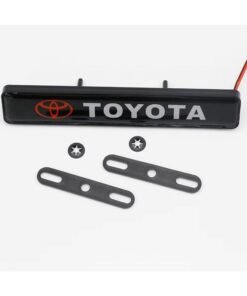 Vierex Front Grille Center Light Badge for Toyota Illuminated Car Logo Emblem for Corolla, Camry, RAV4, Avalon, Land Cruiser, Highlander, 4Runner, Tundra | LED Center Grille Light Car Styling Accessories