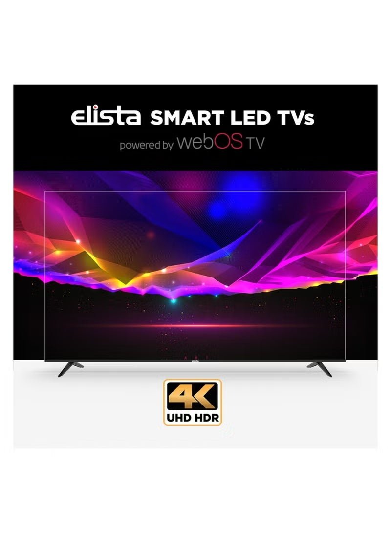 Elista 75-Inch 4K Ultra HD Smart LED TV | WebOS Operating System, Magic Remote with Voice Control, Dolby Audio, HDR10, Bezel-Less Slim Design, Built-in Wi-Fi & Streaming Apps