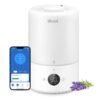 LEVOIT Dual 200S Smart Cool-Mist Humidifier For Bedroom 3L, Top-Fill Cool Humidifier For Baby Room & Home, Smart Control With Humidity For Plants, Quiet Operation With Auto Mode, Essential Oil, Shut-Off, Up To 25H For 27 ㎡ LUH-D301S-WUK White