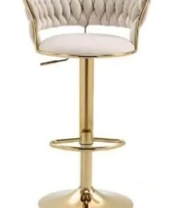 Alternative view of Adjustable Height Metal Frame Cushioned Bar Stool 2 Pc set