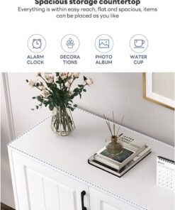 Alternative view of Sharpdo Coffee Corner,Kitchen Cabinets,Storage Cabinets,Cupboard with Door,Suitable for Kitchen, Living Room, Dining room,Bedroom Storage Cabinet For Kitchen Storage Cabinet With Drawers 120*34*90cm
