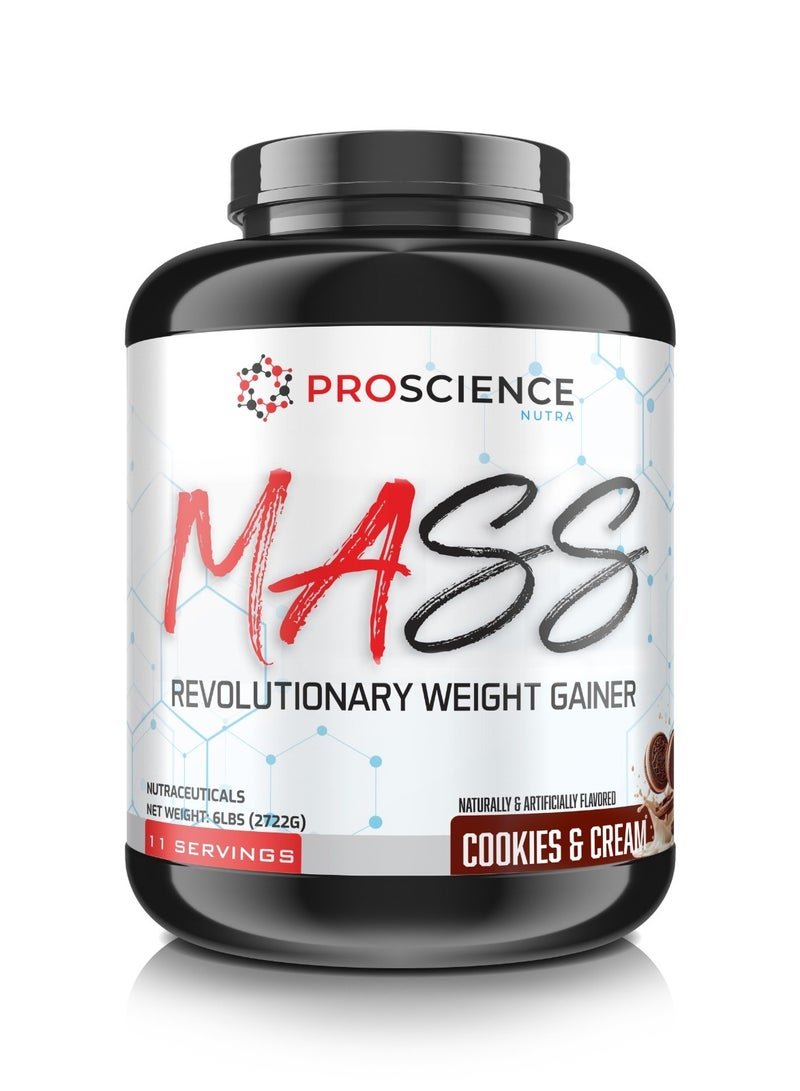 ProScience Nutra Mass Revolutionary Weight Gainer 6 LBS Cookies & Cream