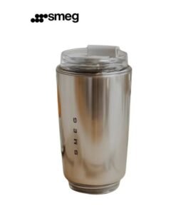 smeg 320ML Beverage Cup Travel Portable Car Drinking Cup Stainless Steel Vacuum Leak proof 320ML Coffee Thermos（silvery）