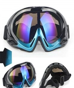 Barakah 2 PCS Motorcycle Goggles - Dirt Bike ATV Motocross Anti-UV Adjustable Riding Offroad Protective Combat Tactical Military Goggles for Men Women Kids Youth Adult - Image 4