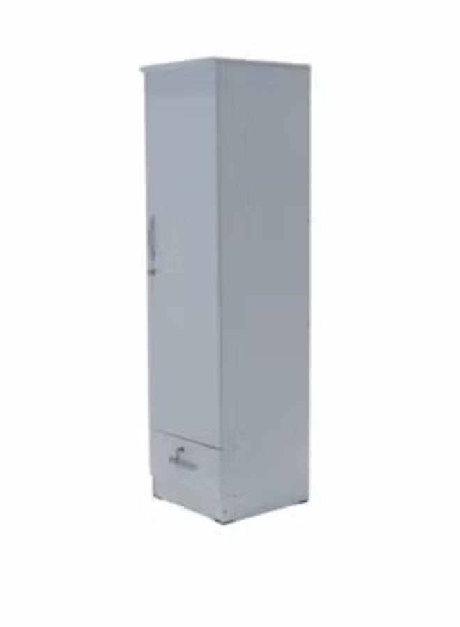 ALWASIT HOME 1 Door Wooden Wardrobe Cabinet Cupboard With Drawer Lock Keys