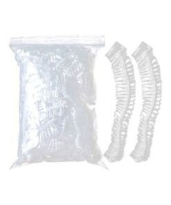 50-Piece Disposable Shower Cap Set White