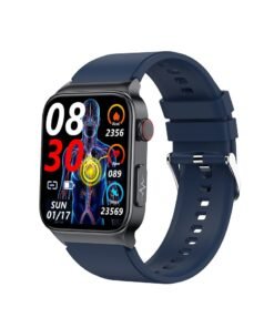 AROAQ Smart Watch, Fitness Tracker With Heart Rate Monitor, Blue Silicon Multifunctional Smart Watch, Waterproof Activity Tracker For Android And Ios Phones