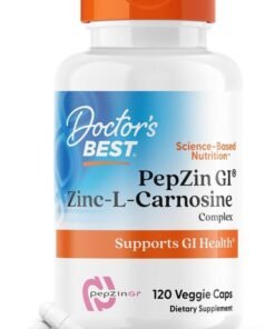 Doctor's BEST Pepzin Gi Zinc L Carnosine Complex 120 Veggie Caps Packaging May Vary