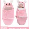 Bebiland Baby Swaddle, Soft Newborn Baby Milestone Blanket for 0-6 month Baby Newborn Infant