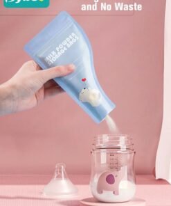 Bybeo 60PCS Milk Powder Bags,Formula Pouches Baby Formula Dispenser,Kids Food Storage Containers,Snack Storage Case for Travel