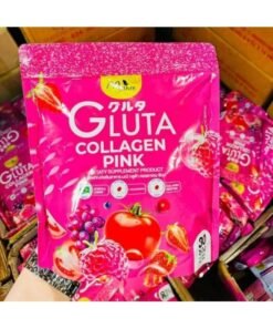 Gluta Manee Gluta Collagen Pink Dietary Supplement with L-Glutathione, Collagen Peptide & Acerola Cherry
