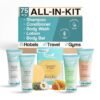 Terra Pure Eco Botanics Hotel Soaps and Toiletries Bulk Set 1Shoppe AllInKit Amenities 085oz Shampoo Conditioner Body Wash Body Lotion 089oz Bar Soap Travel Size 75 Pieces