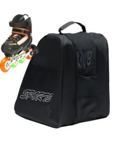 Excefore Roller Skate Bag, Oxford Cloth Skates Shoulder Bag, Inline Skate Tote for Skating Storage, Roller Skates Shoe Pouch Organizer, Ice Skate Bag for Child, Teenager, Kids, Adult