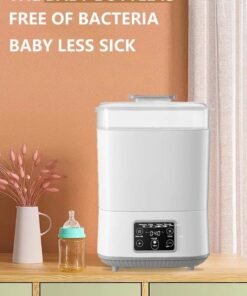Joyelink Baby Bottle Sterilizer, Electric Steam Bottle Sterilizer and Dryer, 5 in 1 Baby Milk Warmer Bottle/Sterilizer Universal Fit for All Baby Items Accessories - Image 3