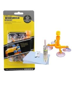 TIGER Windshield Repair Kit – Professional Glass Crack & Chip Fix for Cars, Trucks & SUVs – DIY Easy-to-Use Solution for Minor Damage, Restores Clarity & Prevents Spread, Save on Costly Replacements