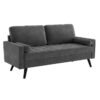 SULSHA Luxurious Comfort: The Brumback 69.7'' Velvet Sofa